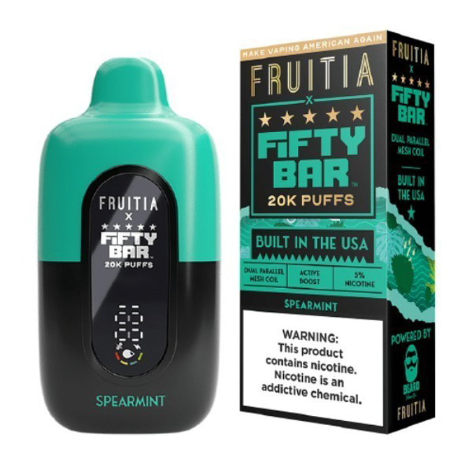 Picture of FIFTY BAR 20K FRUITIA - SPEARMINT