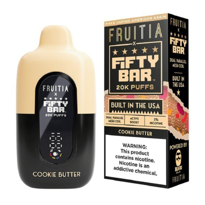 Picture of FIFTY BAR 20K FRUITIA - COOKIE BUTTER