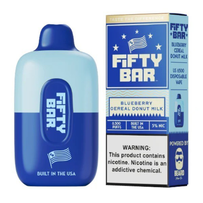Picture of FIFTY BAR 20K BLACK EDITION - BLUEBERRY CEREAL DONUT MILK