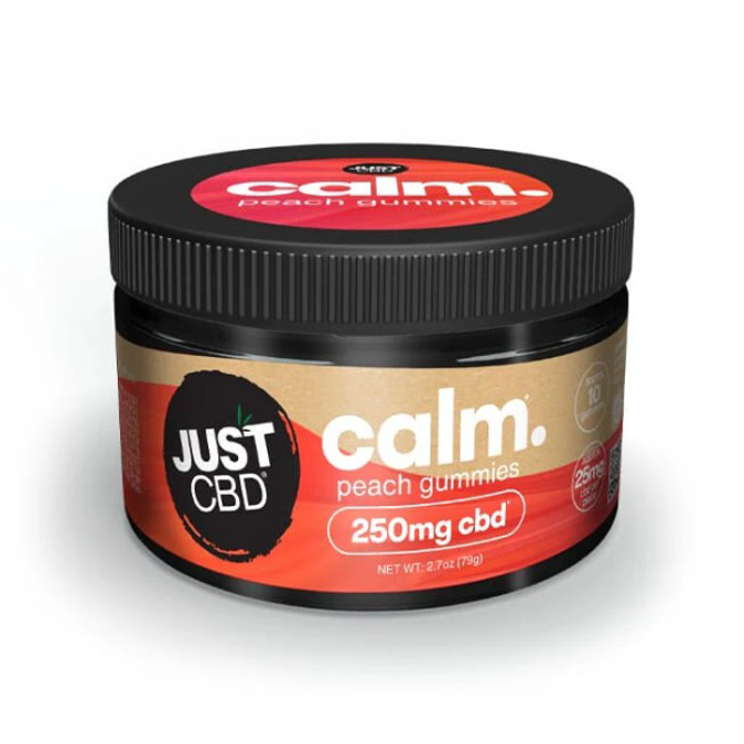 Picture of JUST CBD DELTA INFUSED GUMMIES CALM PEACH 250MG