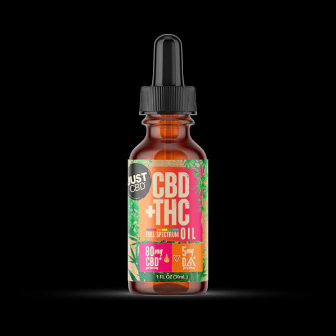 Picture of JUST CBD CBD THC OIL 80MG