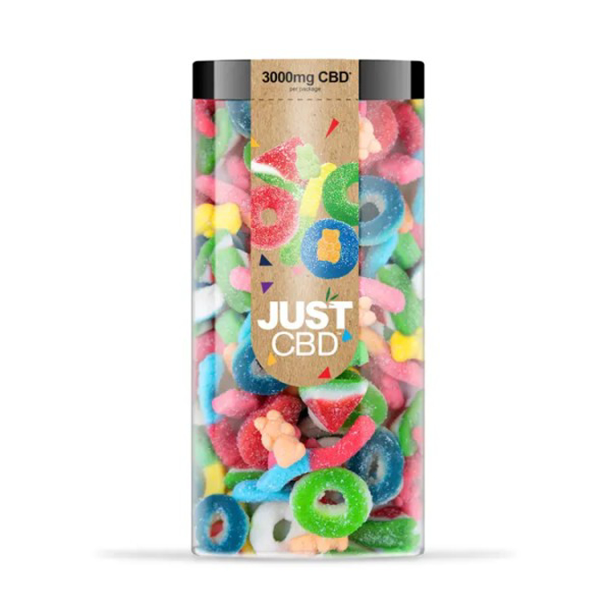 Picture of JUST CBD APPLE RINGS GUMMIES PARTY 3000MG