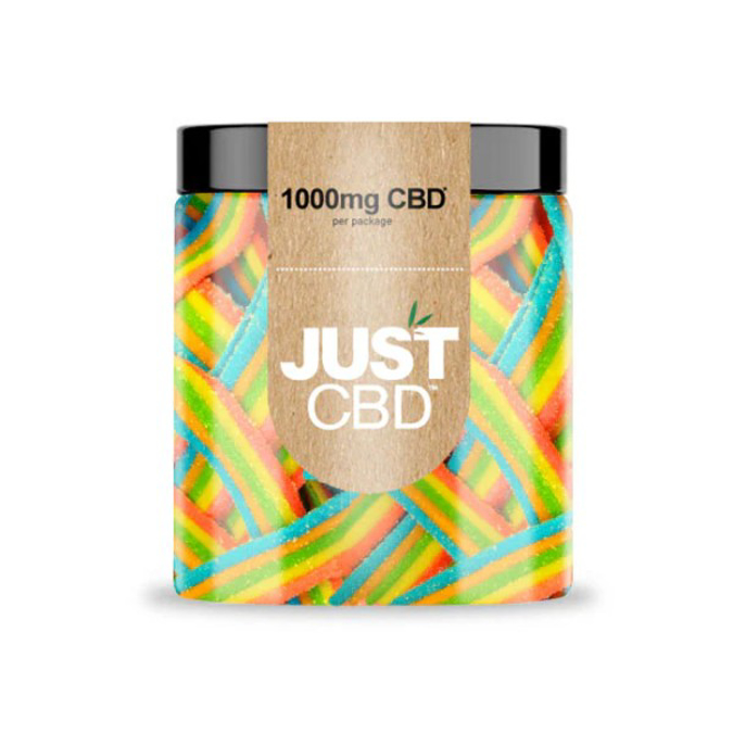 Picture of JUST CBD RIBBONS 1000MG 100CT