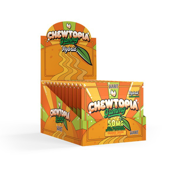 Picture of HABIT D9 CHEWTOPIA GUMMY 12PK ORANGE CRUSH