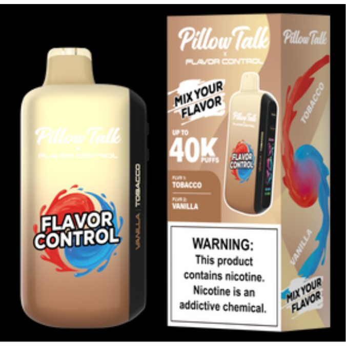 Picture of PILLOW TALK FLAVOUR CONTROL 40K TOBACCO & VANILLA