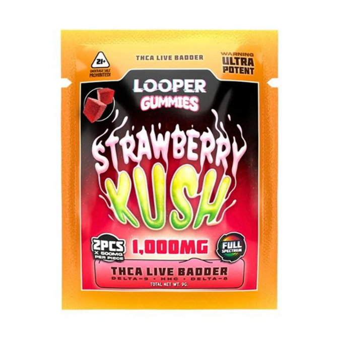 Picture of LOOPER GUMMIES 1000MG 2CT STRAWBERRY KUSH