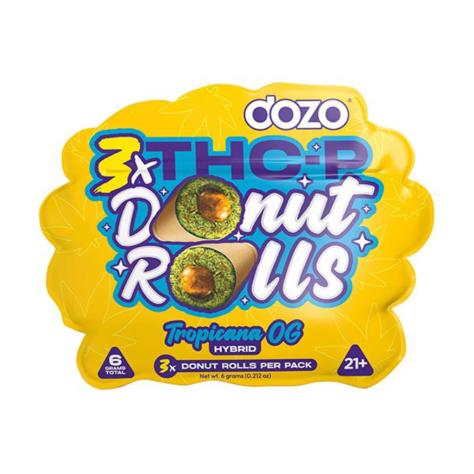 Picture of DOZO THCP DONUT ROLLS 5PK 3CT TROPICANA OG