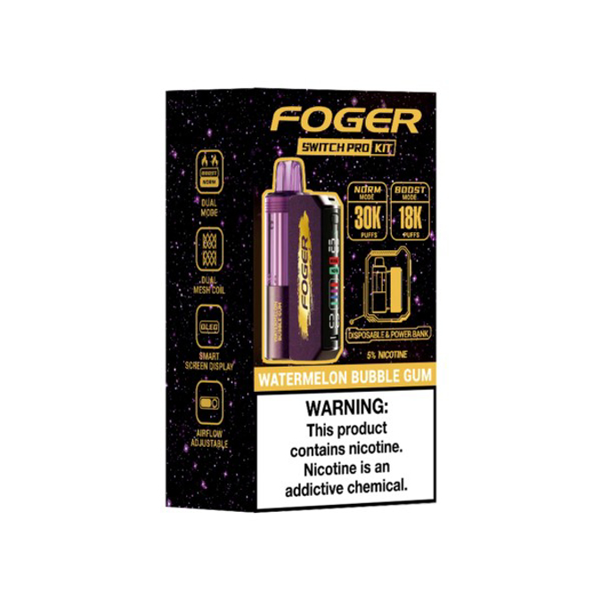 Picture of FOGER SWITCH PRO KIT 30K WATERMELON BUBBLE GUM