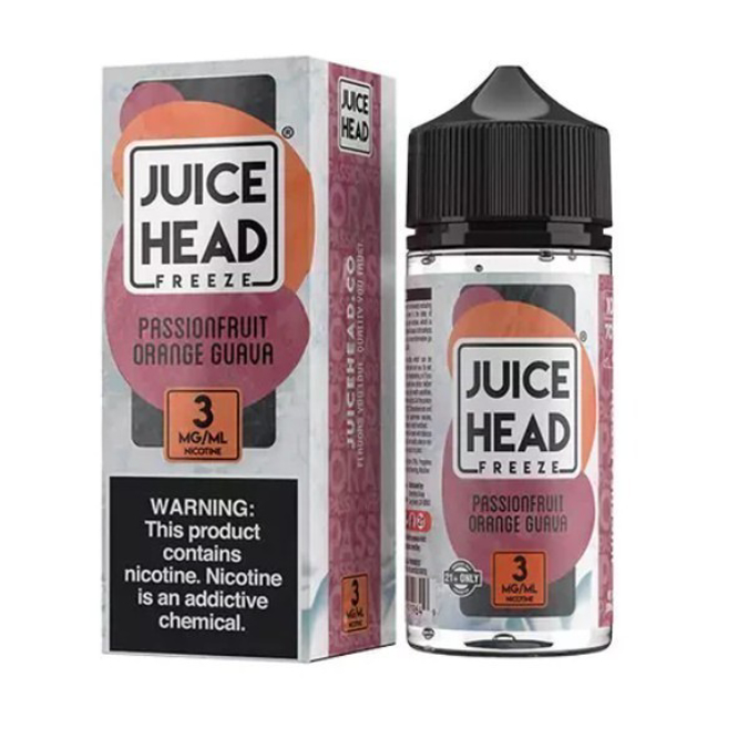 Picture of JUICE HEAD FREEZE 3MG 100ML - PASSIONFRUIT ORANGE GUAVA