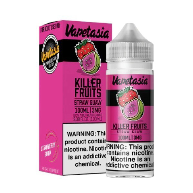 Picture of VAPETASIA KILLER FRUITS STRAW GUAW 3MG