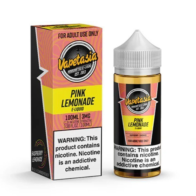Picture of VAPETASIA 3MG 100ML - PINK LEMONADE