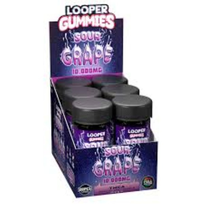 Picture of LOOPER GUMMIES 10000MG SOUR GRAPE