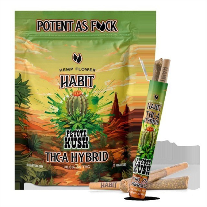 Picture of HABIT PRE ROLLS 0.75G 20CT PEYOTE KUSH HYBRID
