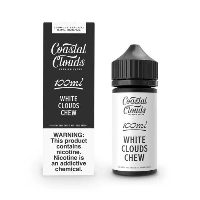 Picture of COASTAL CLOUDS 100ML WHITE CLOUDS CHEW 3MG