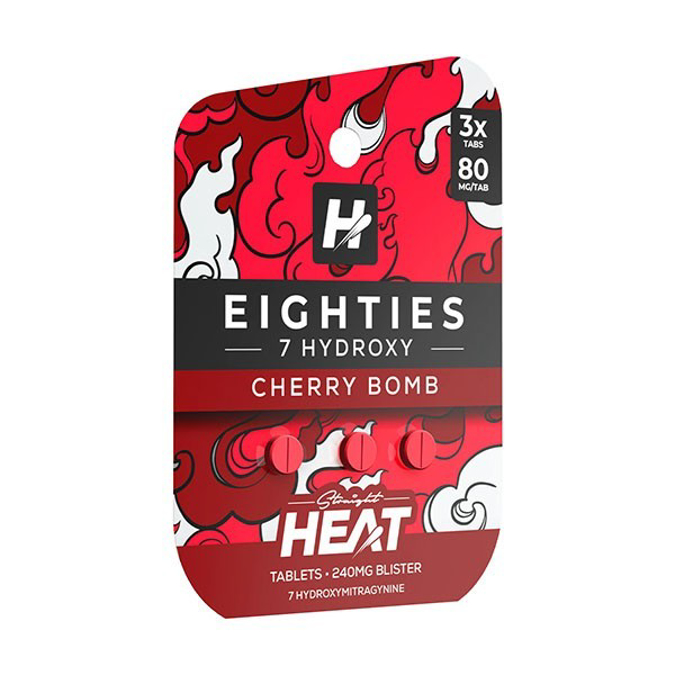 Picture of HEAT EIGHTIES 7 HYDROXY 80MG 10CT - CHERRY BOMB
