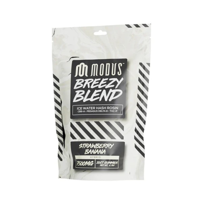 Picture of MODUS BREEZY BLEND 7500MG STRAWBERRY BANANA 20 CT GUMMIES