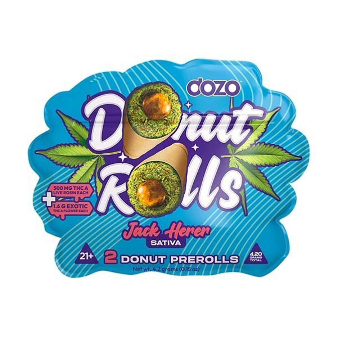 Picture of DOZO DONUT ROLLS PRE ROLLS 5PK - JACK HERER SATIVA