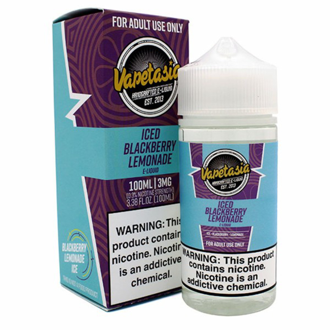 Picture of VAPETASIA ICED BLACKBERRY LEMONADE 6MG 100ML
