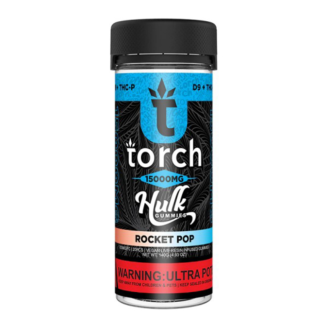 Picture of TORCH HULK GUMMIES 15000MG ROCKET POP