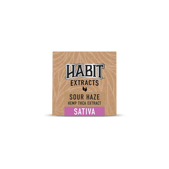 Picture of HABIT CONCENTRATE THCA  SOUR HAZE 1G CONCENTRATE