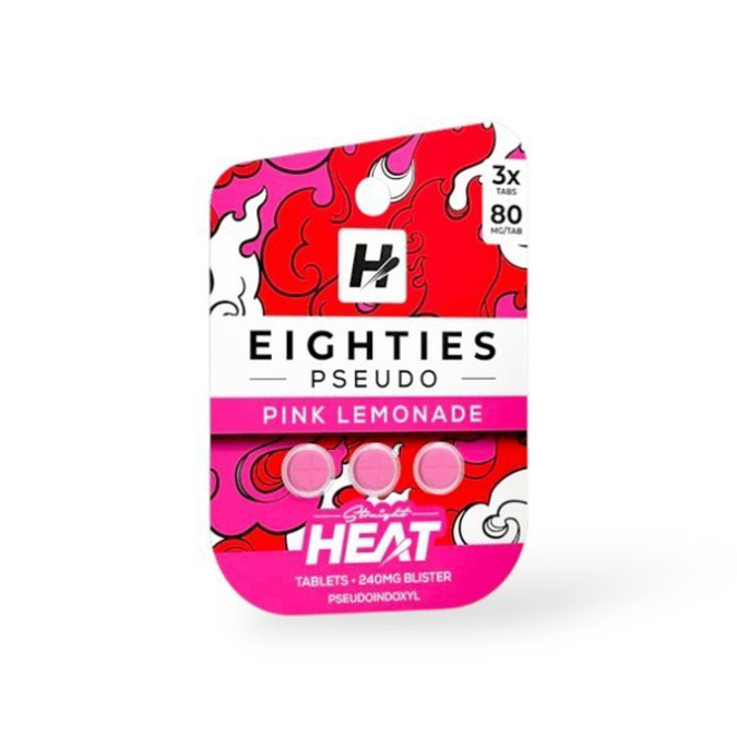 Picture of HEAT EIGHTIES 7 HYDROXY 10X TABS JAR - PINK LEMONADE