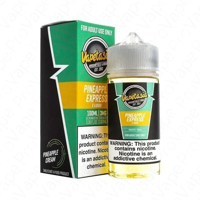 Picture of VAPETASIA 6MG 100ML - PINEAPPLE EXPRESS