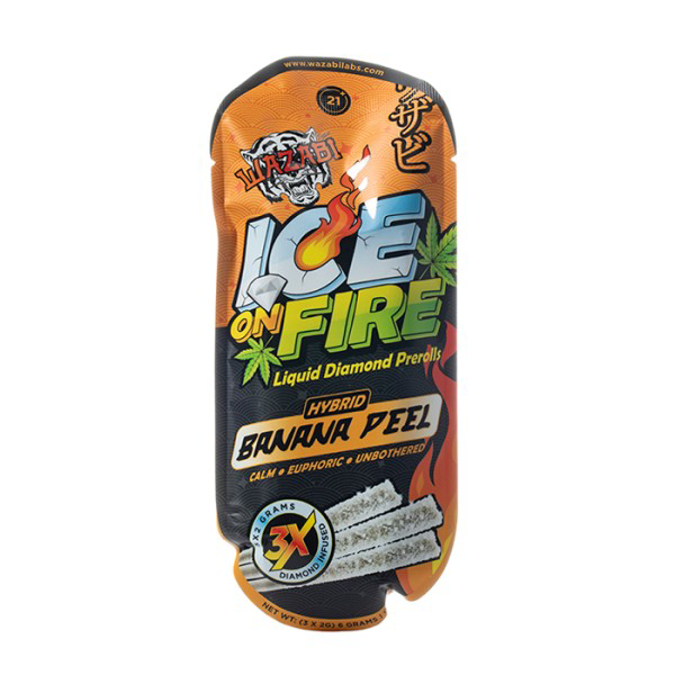 Picture of WAZABI ICE ON FIRE BANANA PEEL  EXOTICS HYBIRD 2G