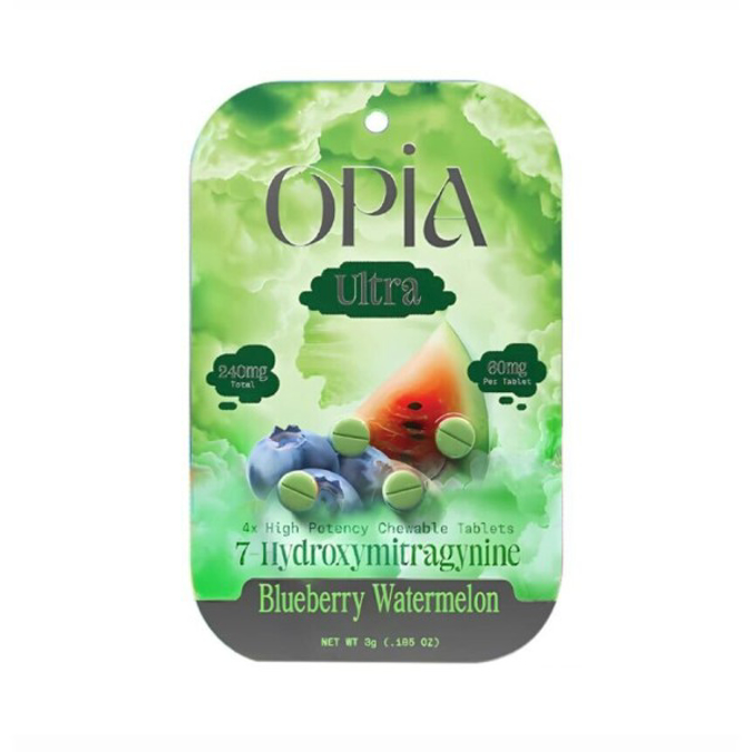 Picture of OPIA ULTRA 7 OH 60MG TAB 4CT BLUEBERRY WATERMELON
