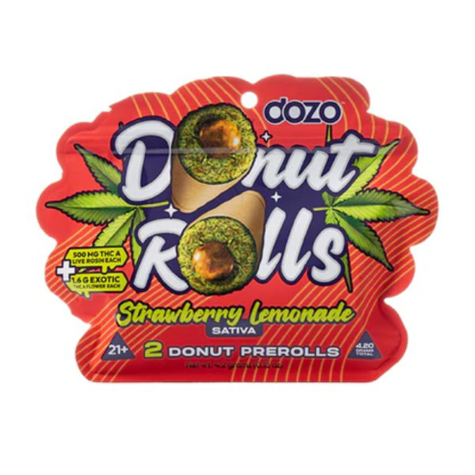 Picture of DOZO PRE ROLLS STAWBERRY LEMONADE SATIVA 5PK