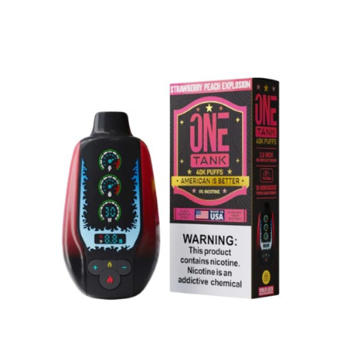 Picture of ONE TANK 40K - STRAWBERRY PEACH EXPLOSION