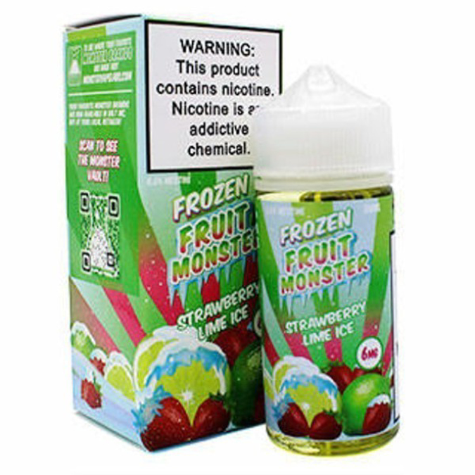 Picture of FROZEN  FRUIT MONSTER 6MG 100ML - STRAW LIME ICE