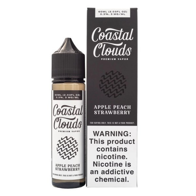Picture of COASTAL CLOUDS 6MG 60ML - APPLE PEACH STRAWBERRY
