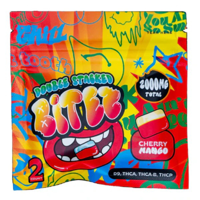 Picture of DOUBLE STACKED BITES 2CT 2000MG CHERRY MANGO