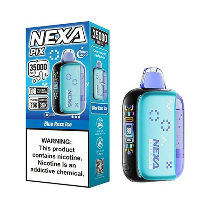 Picture of NEXA PIX 35K PUFF 5PK BLUE RAZZ ICE