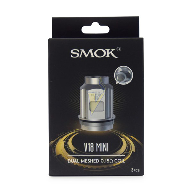 Picture of SMOK V18 MINI DUAL MESH COIL 0.15 3PC
