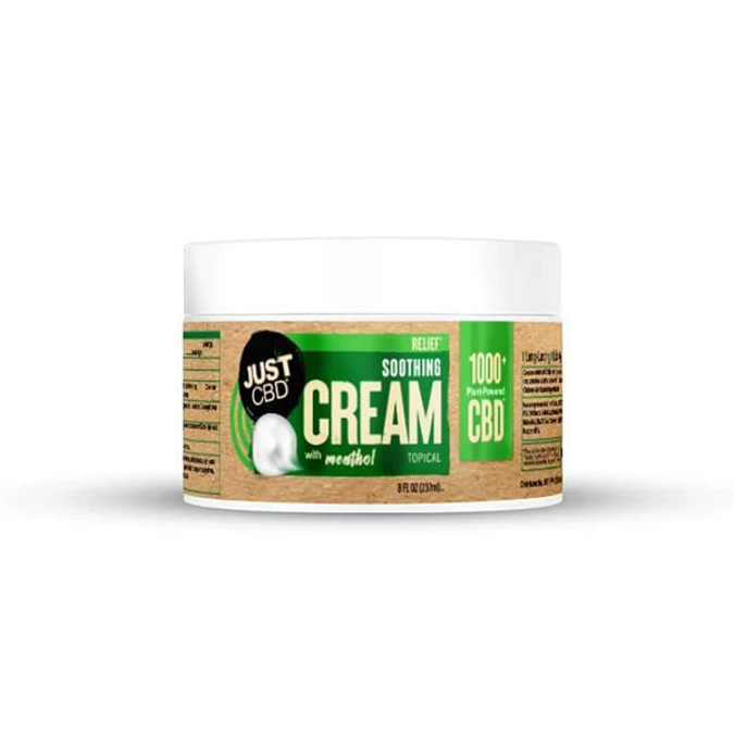 Picture of JUST CBD CREAM SOOTHING MENTHOL 1000MG