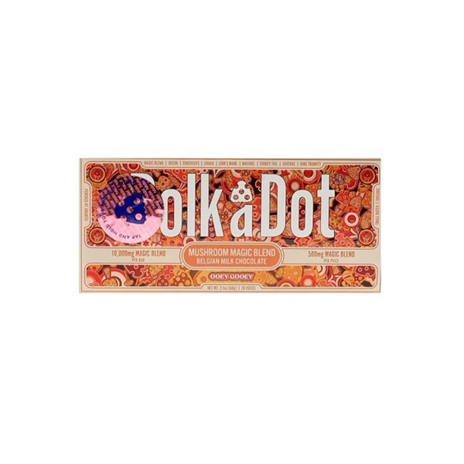 Picture of POLKADOT MUSHROOM CHOCOLATE 12000MG - OOYE GOOEY