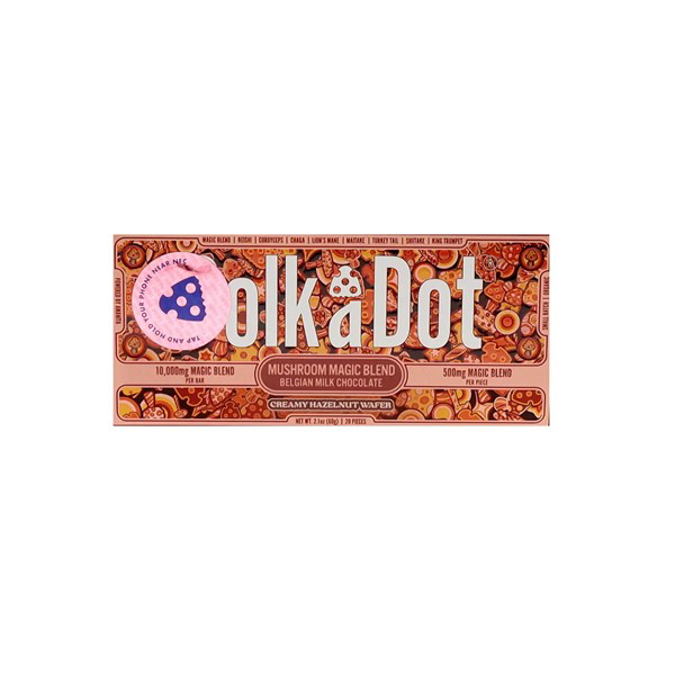 Picture of POLKADOT MUSHROOM CHOCOLATE 10000MG CREAMY HAZELNUT WAFER