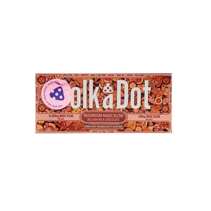 Picture of POLKADOT MUSHROOM CHOCOLATE 12000MG - CREAMY HAZELNUT WAFER