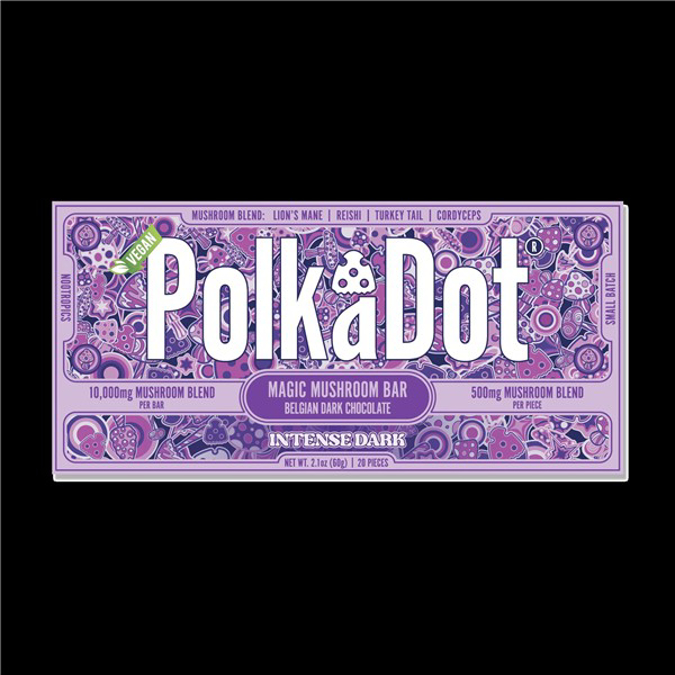 Picture of POLKADOT MUSHROOM CHOCOLATE 10000MG DARK CHOCOLATE INTENSE