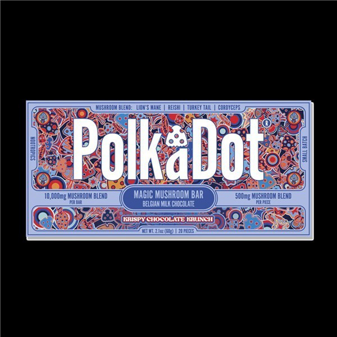 Picture of POLKADOT MUSHROOM CHOCOLATE 12000MG - KRISPY CHOCOLATE KRUNCH