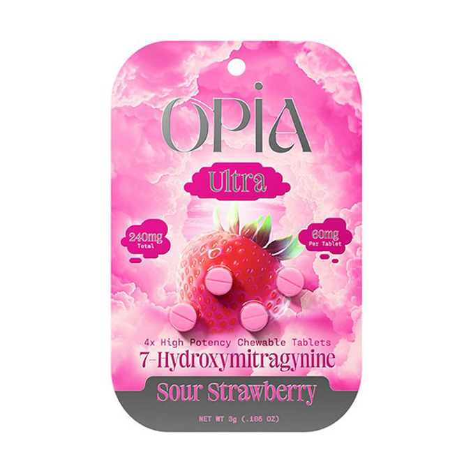 Picture of OPIA ULTRA 7 OH 60MG TAB 4CT SOUR STRAWBERRY