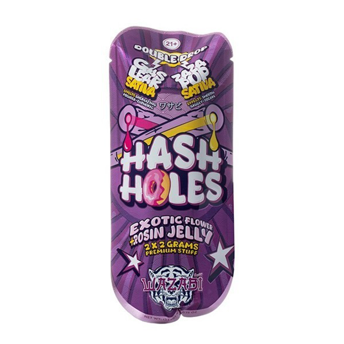 Picture of WAZABI EXOTICS THCA 2G HASH HOLES  PREROLLS GAS LEAK  ZAZA POP