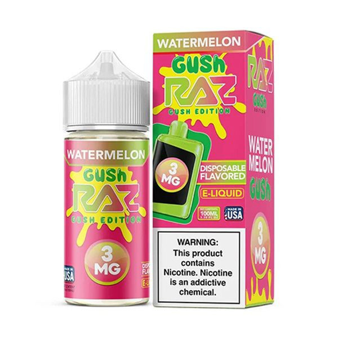 Picture of RAZ 100ML 3MG - WATERMELON GUSH