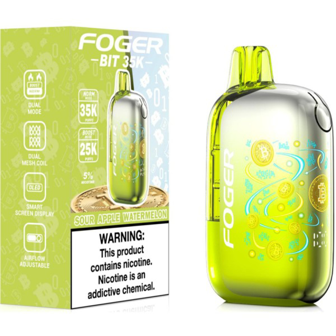 Picture of FOGER BIT 35K SOUR APPLE WATERMELON