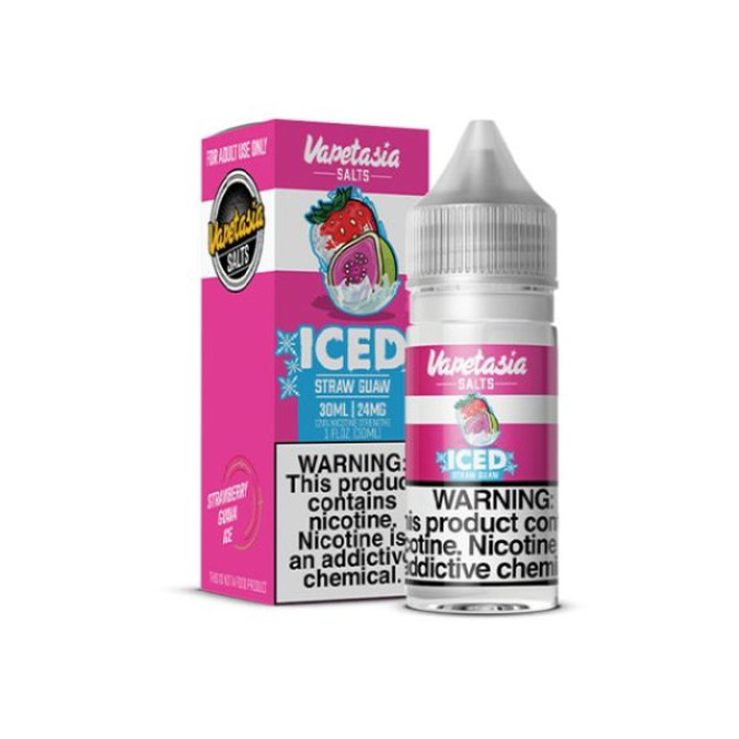 Picture of VAPETASIA ICED STRAW GUAW 24MG