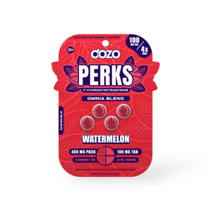 Picture of DOZO PERKS 7OH 4CT 100MG - WATERMELON