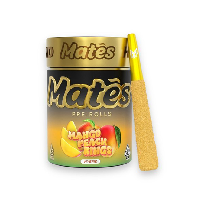 Picture of MUHA MATES PRE ROLLS 5CT JAR MANGO PEACH RINGS