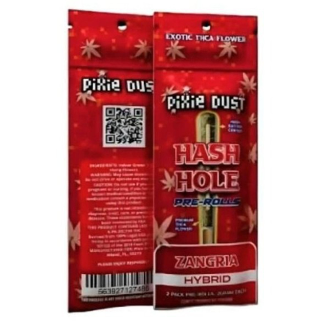 Picture of PIXIE DUST HASH HOLE 2pk PRE-ROLL THC-A PREMIUM 2gm 10pk - ZANGRIA HYBRID
