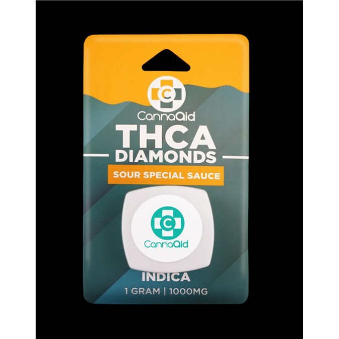 Picture of CANNAAID THCA DIAMONDS 1 GRAM - SOUR SPECIAL SAUCE (INDICA)